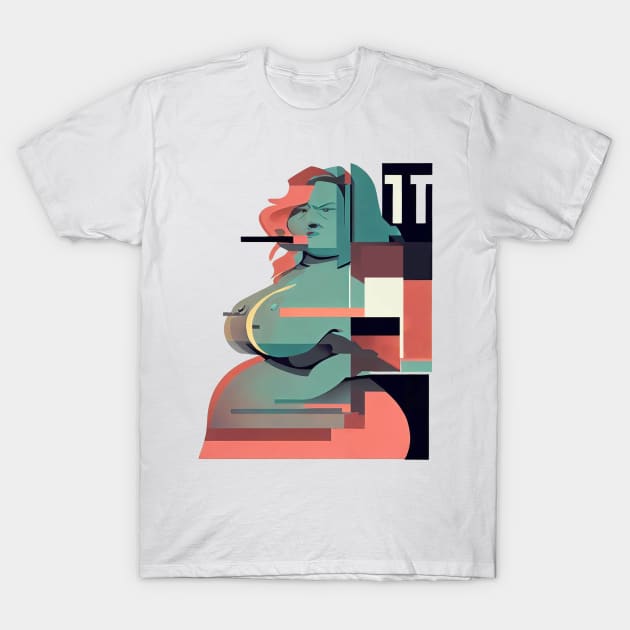 BBW big tits T-Shirt by Horizon Line Apparel